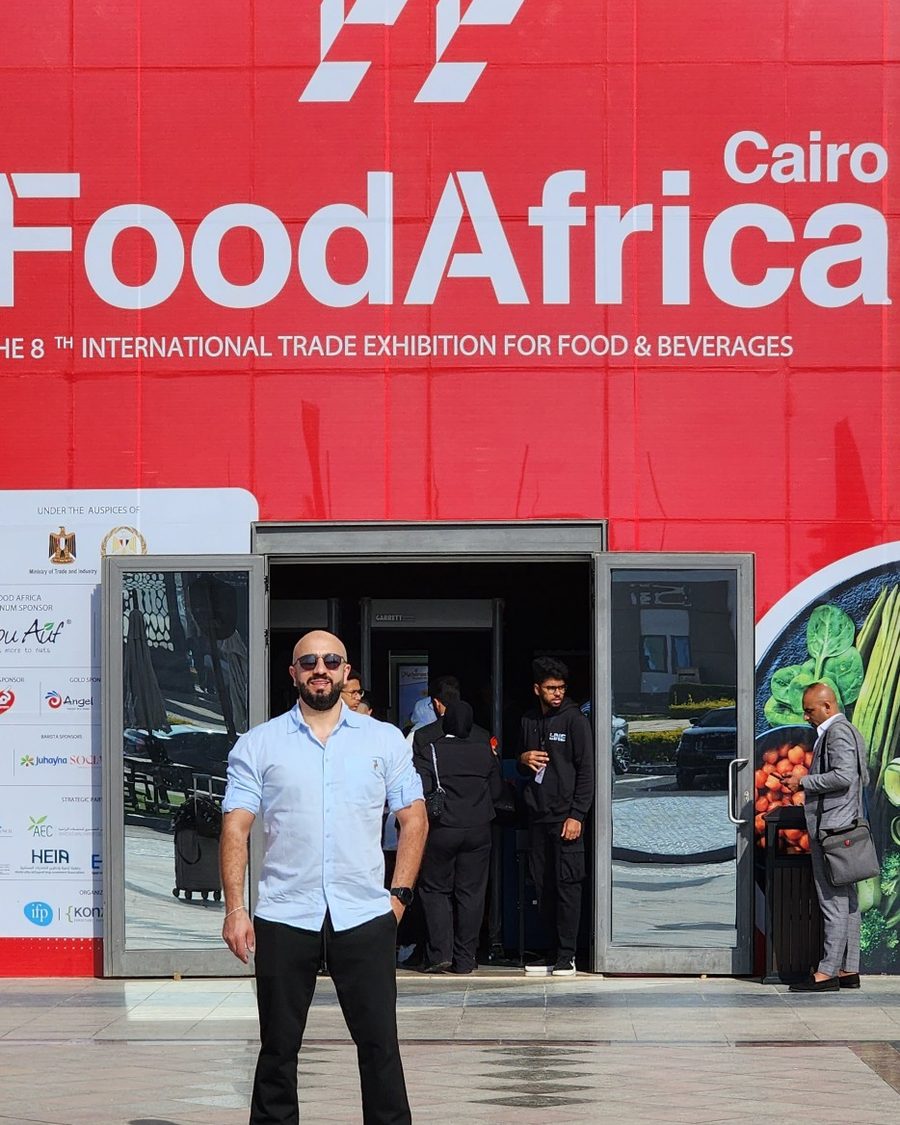 Faysal Kasha at Food Africa Cairo, the international trade exhibition for food and beverages